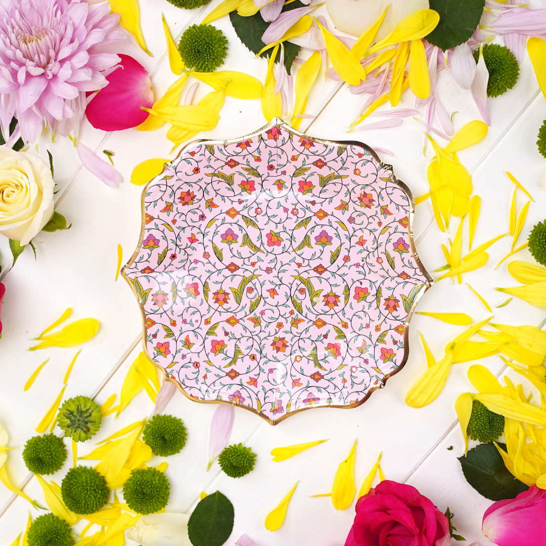 Persian Party Dessert Plates (10pk) - Pink