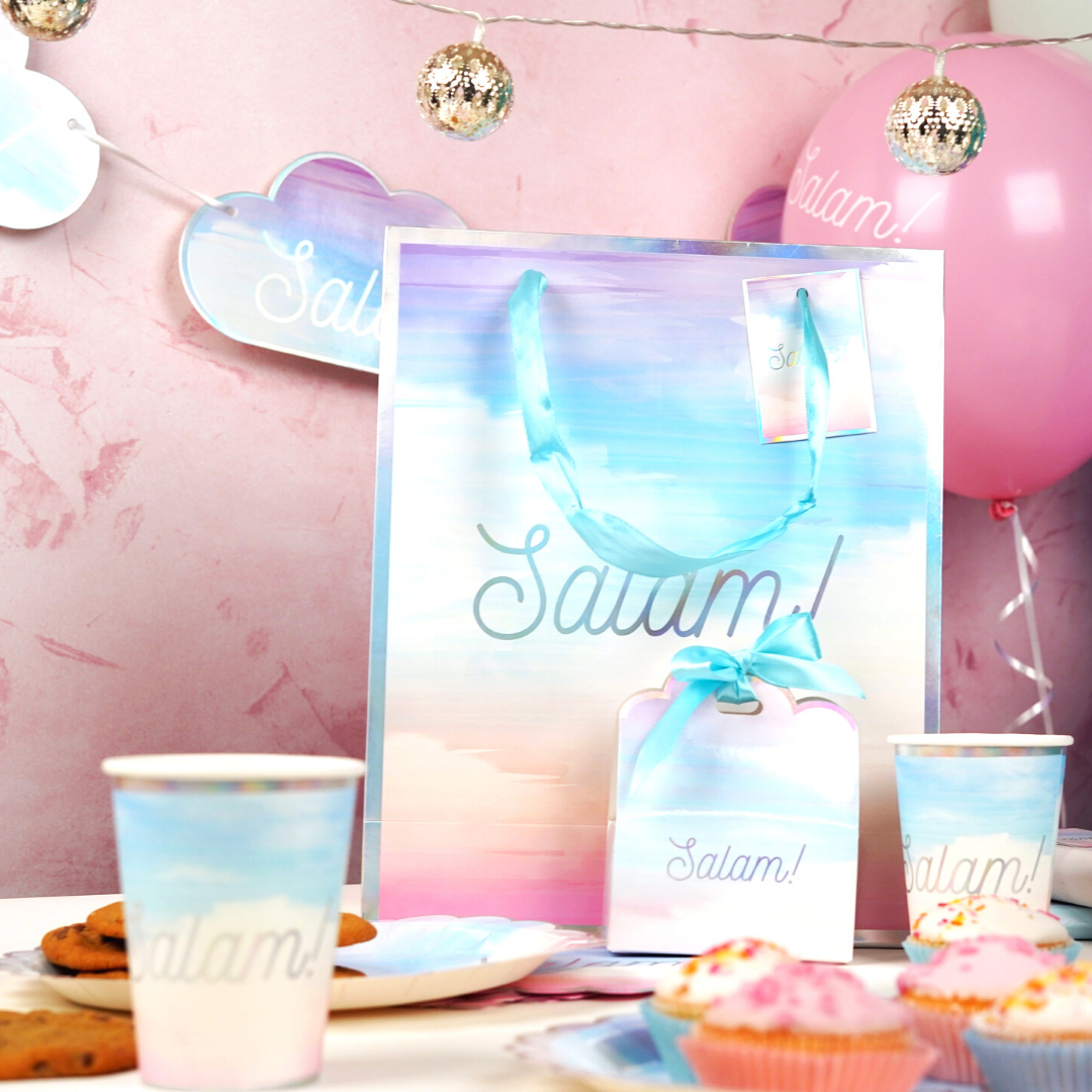 Salam Party Banner - Pastel & Iridescent