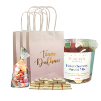 Team Dulhan Treat Bag Bundle (10pk) - Pink & Gold