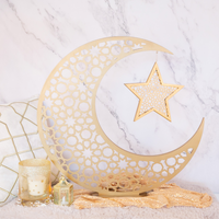 Large Moon & Star - Gold
