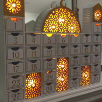 Ramadan Mosque Calendar & Chocolates (30pk) - Cream