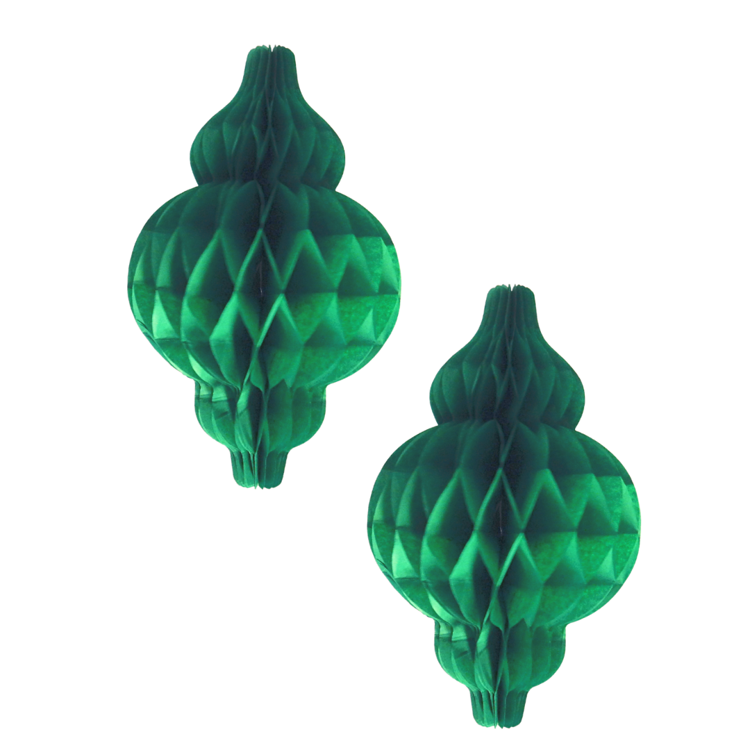 Lantern Honeycombs (2pk) - Green