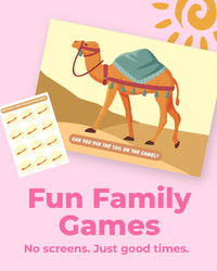 Pin The Tail On The Camel - Party Game Pack