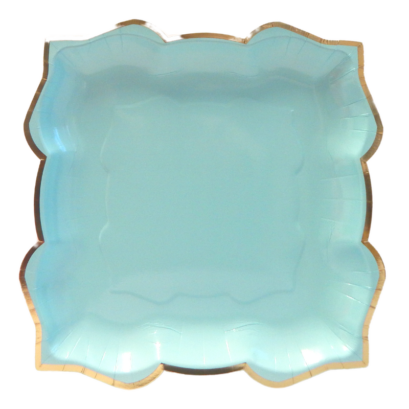 Lotus Large Party Plates (10pk) - Sky (Blue)