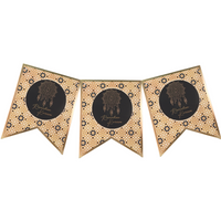 Ramadan Kareem Party Banner - Black & Gold