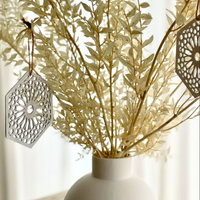Geo Shapes (4pk) - Silver