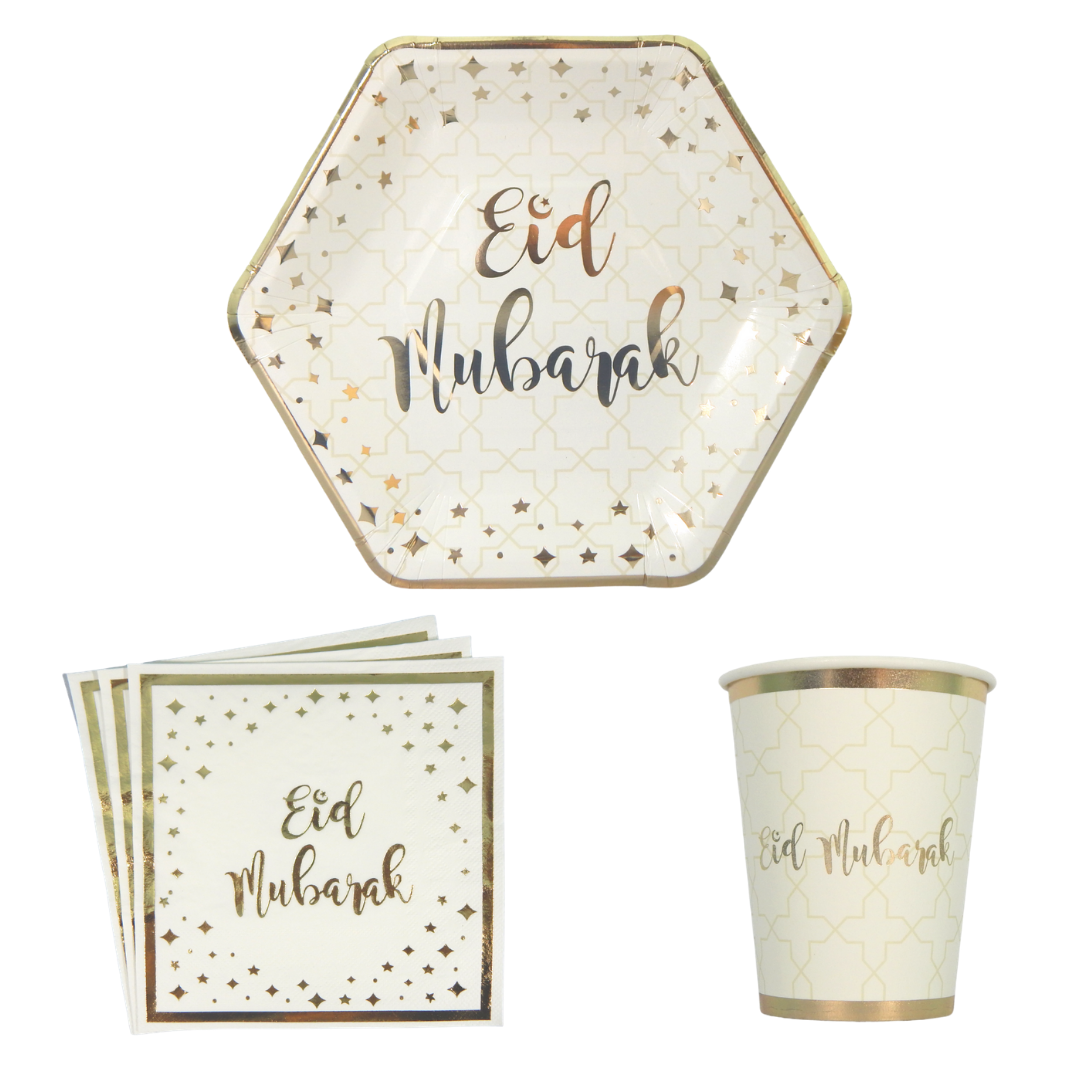 Eid Party Pack - Cream & Gold