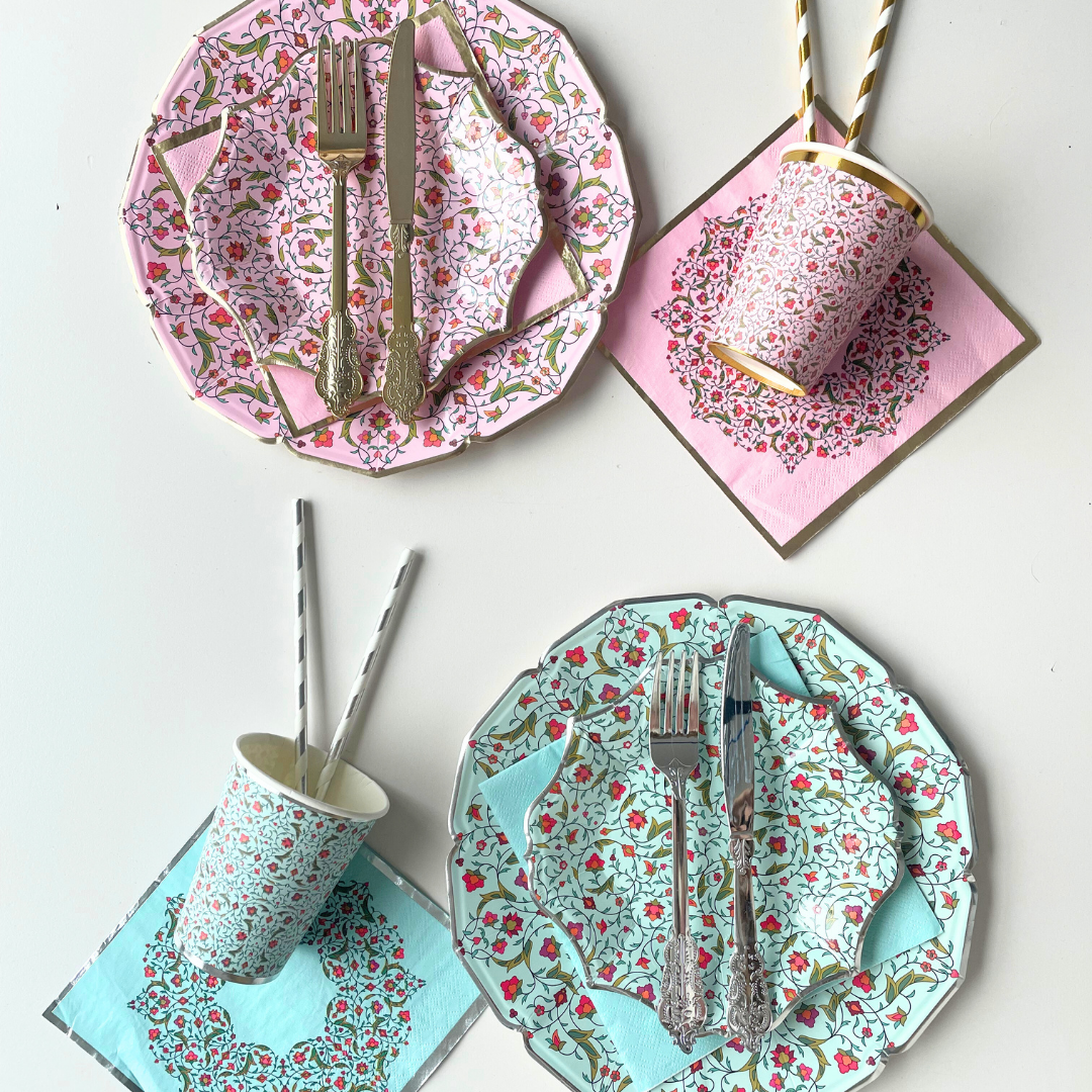 Persian Party Plates (10pk) - Pink