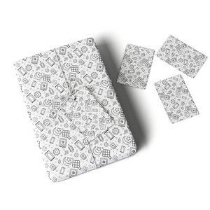Colour In Gift Wrap & Tag