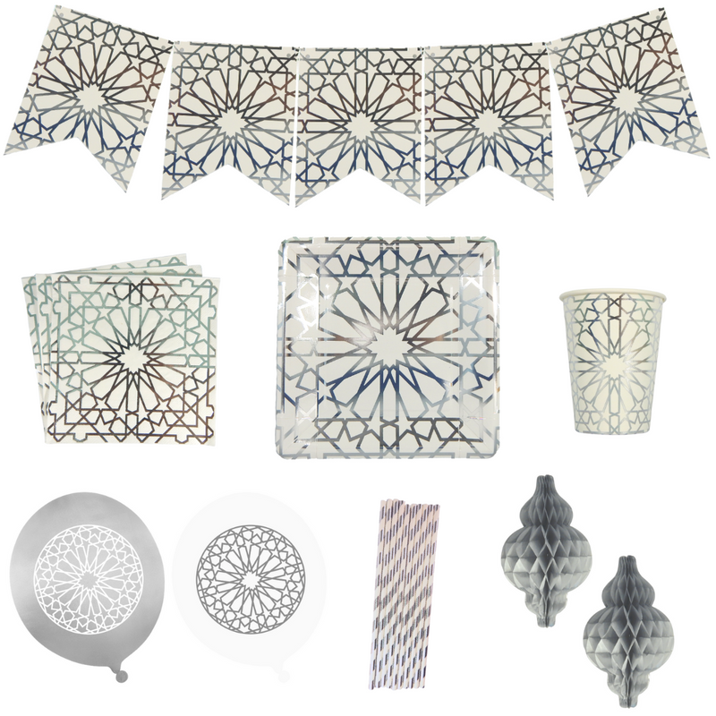 Party In A Box - Geo - Silver