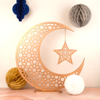 Large Moon & Star - Gold