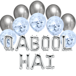 Balloon Bundle - Qabool Hai - Silver
