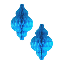 Lantern Honeycombs (2pk) - Blue