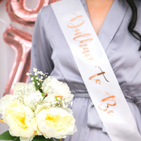 Team Dulhan & Dulhan To Be Sashes - 8 pack
