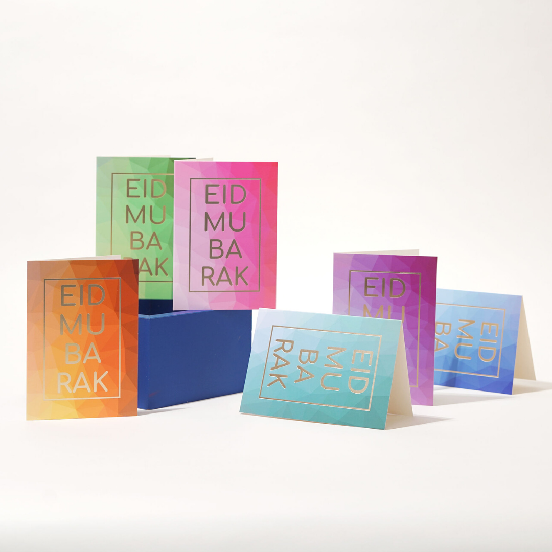 Eid Mubarak Greeting Cards (6pk) - Geometric
