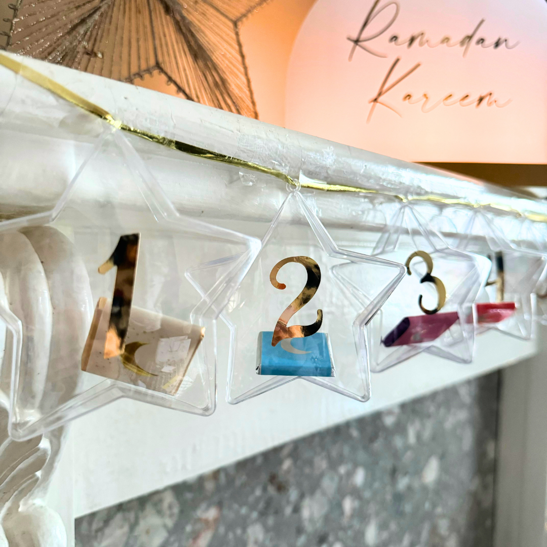Fill Your Own Star Baubles (30pk) - Clear