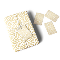 Geo Gold Gift Wrap & Tag
