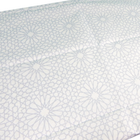 Geometric Table Cover - Grey