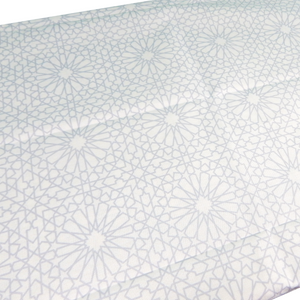 Geometric Table Cover - Grey