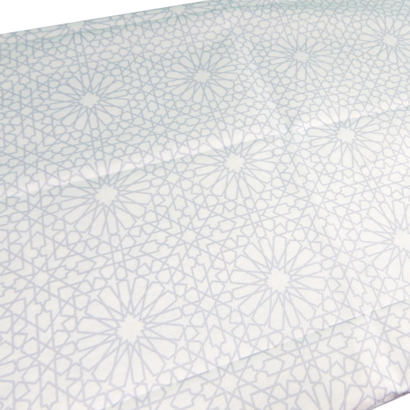 Geometric Table Cover - Grey