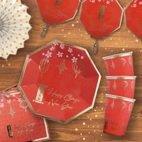 Chinese New Year Party Banner - Red & Gold