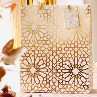 Geo Gold Gift Bag