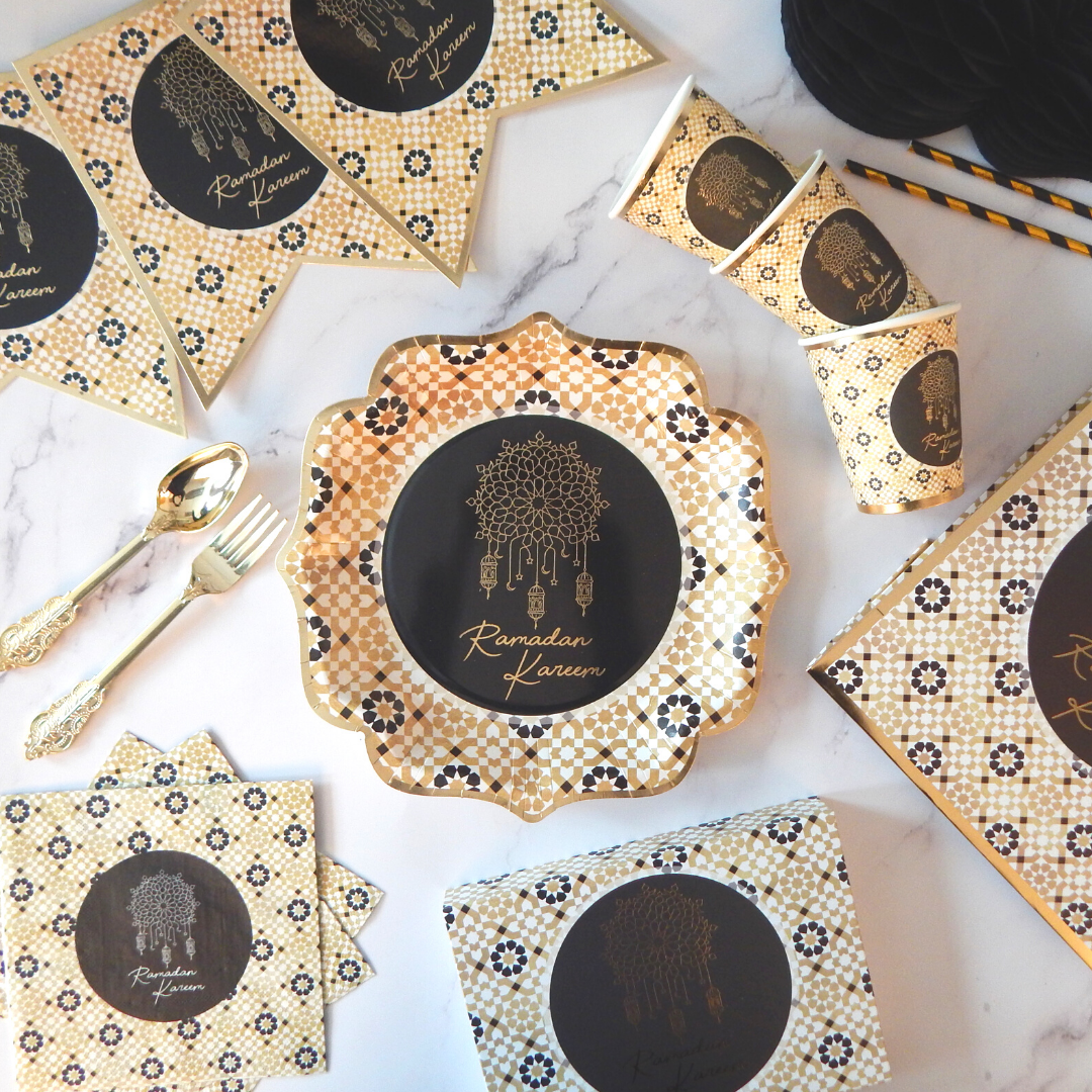 Party In A Box - Ramadan - Black & Gold