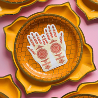 Moroccan Amber Party Plates - 10 pack