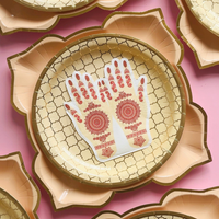 Moroccan Ivory Party Plates - 10 pack