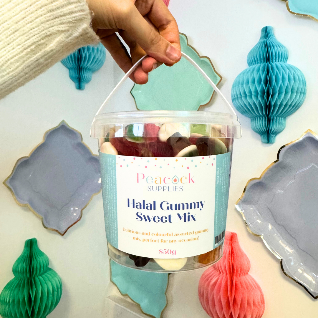 Halal Gummy Sweet Mix Tub (850g)