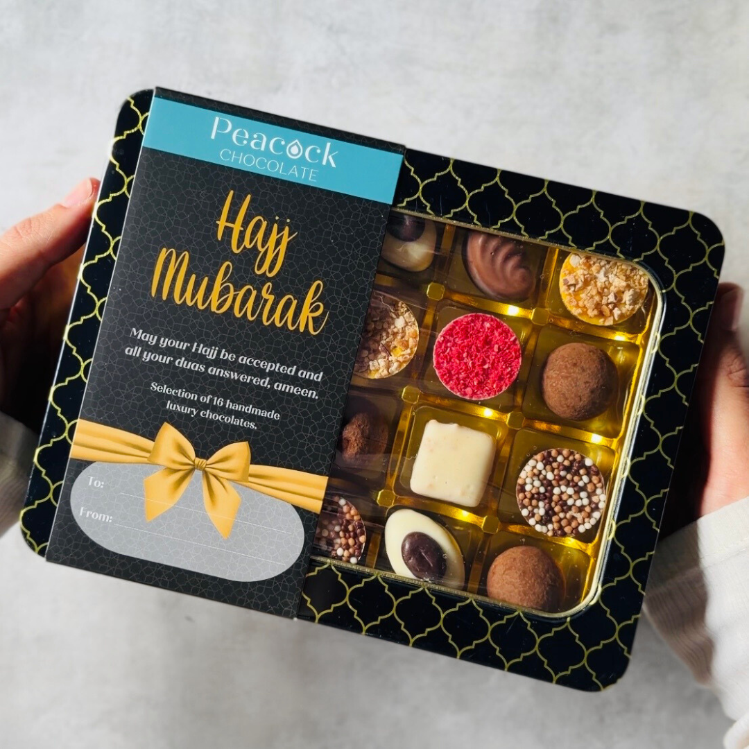 Luxury Chocolate Selection Gift Tin (16pk) - Hajj Mubarak