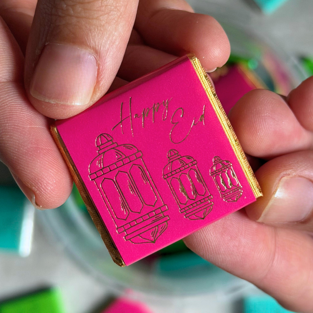 Milk Chocolate Squares (30pk) - Colourful Eid