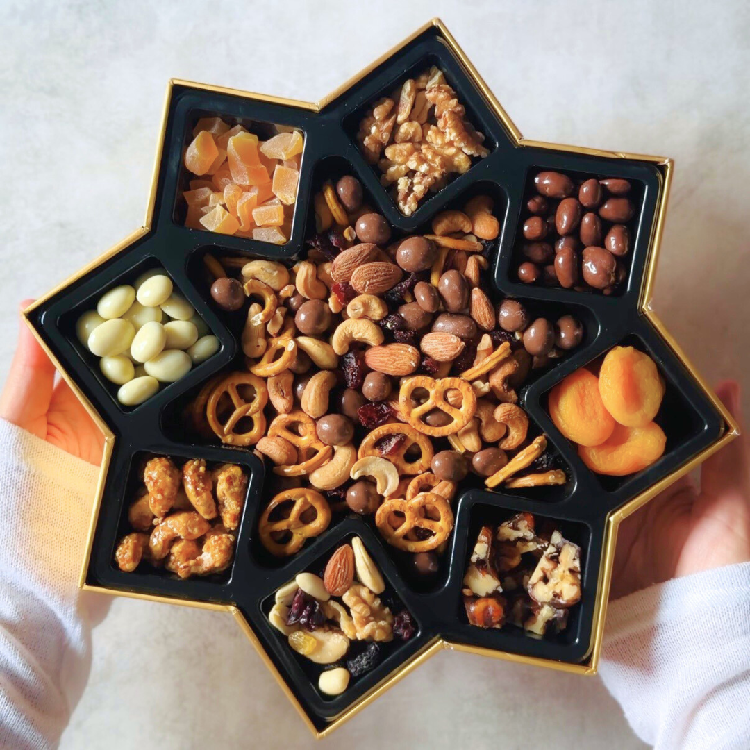 Fruit & Nut Star Grazing Platter