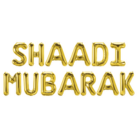 Shaadi Mubarak Foil Balloons