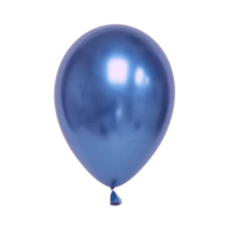 Metallic Balloons (10pk) - Navy
