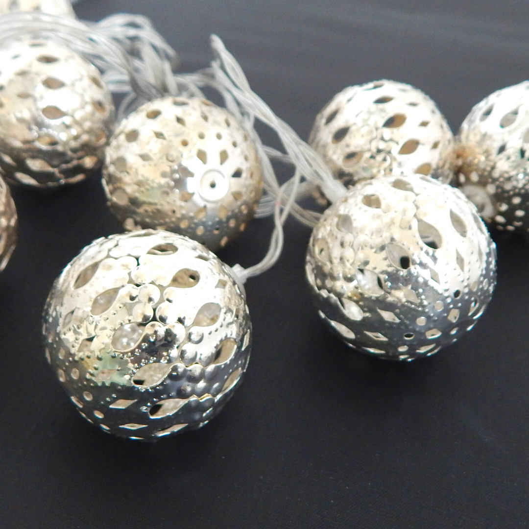 Ball Fairy Lights - Silver