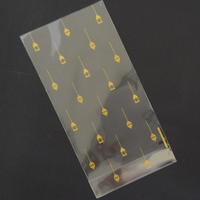 Lantern Treat Bags (10pk) - Clear & Gold Foil