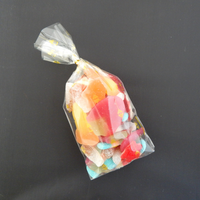 Lantern Treat Bags (10pk) - Clear & Gold Foil