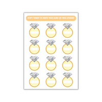 Put The Ring On The Bride - Party Game Pack
