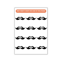 Put The Moustache On The Groom - Party Game Pack