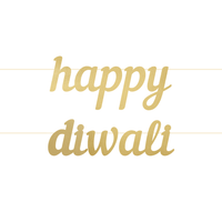 Happy Diwali Letter Banner