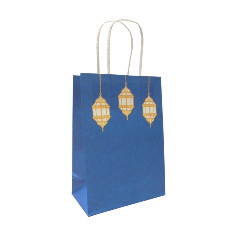 Gold LanternsTreat Bags (10pk) - Navy