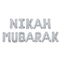 Nikah Mubarak Foil Balloons
