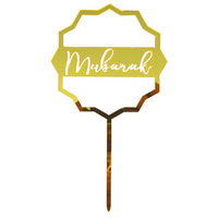 Mubarak Cake Toppers (5pk)