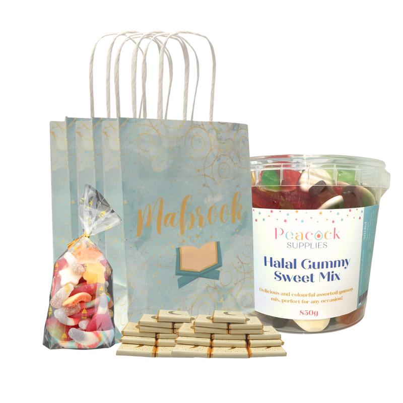 Mabrook Quran Treat Bag Bundle (10pk) - Mint