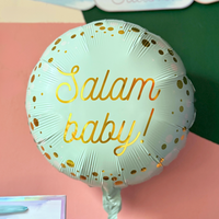 Salam Baby Foil Balloon Bundle - Inflated with Helium