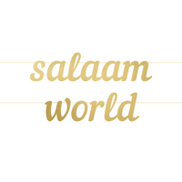 Salaam World Letter Banner