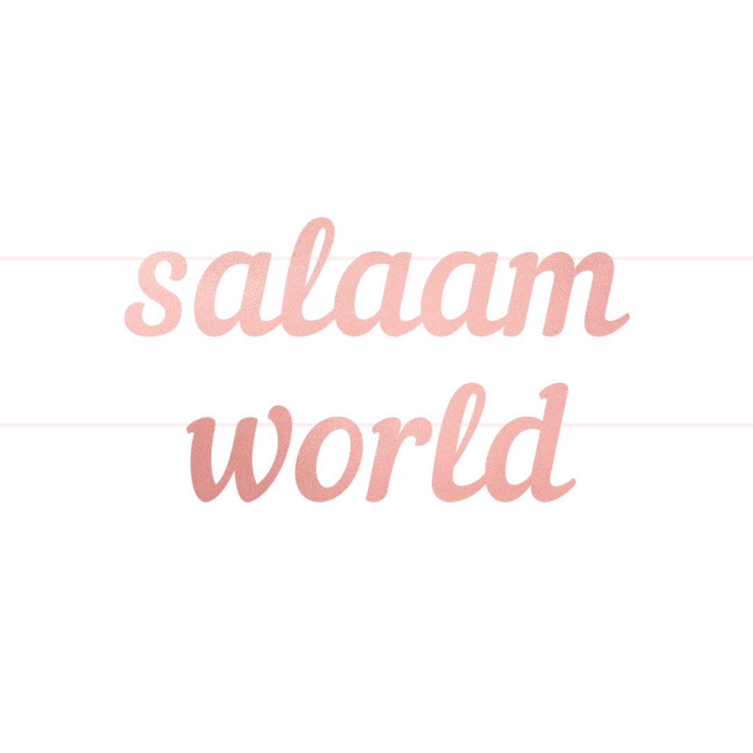 Salaam World Letter Banner