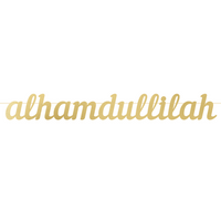 Alhamdulillah Letter Banner