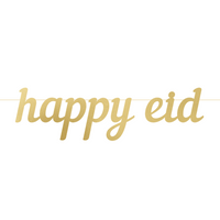 Happy Eid Letter Banner